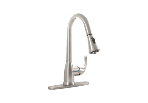 1-Handle Pull-Down Sprayer Kitchen Faucet