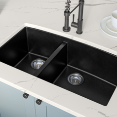 Quartz Composite Double Bowl