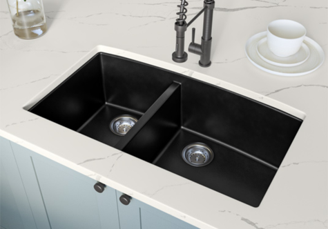 Quartz Composite Double Bowl