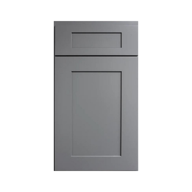 18” High Wall Cabinets Single Door Kitchen Cabinet Platinum Shaker