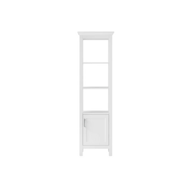 CRAFT + MAIN Lawson Bathroom Linen Cabinet in White Finish 19" x 70"