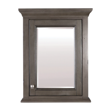 CRAFT + MAIN Brantley Medicine Cabinet Distressed Grey with Mirror 22" x 28"
