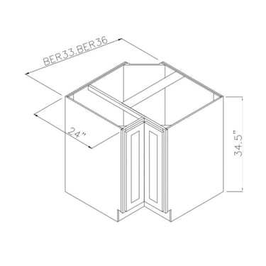 Base Easy Reach Hickory Shaker