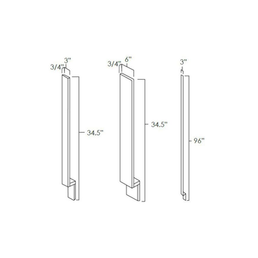 Base Filler Kitchen Cabinet Platinum Shaker