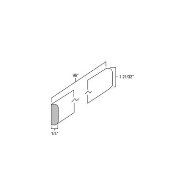 Batten Moulding White Shaker