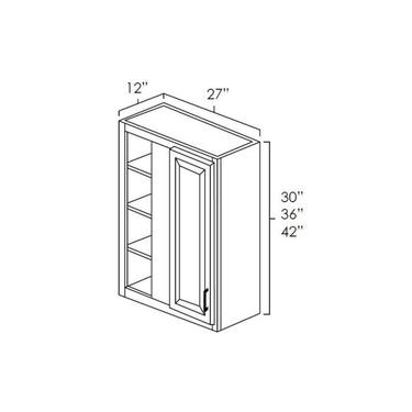 Blind Corner Wall Cabinets Kitchen Cabinet Platinum Shaker