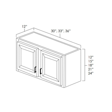 Bridge Cabinets Hickory Shaker