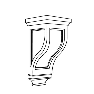 Corbels White Shaker