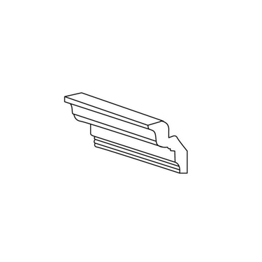 Crown Moulding Kitchen Cabinet Platinum Shaker