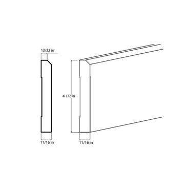 Decorative Base Moulding Kitchen Cabinet Platinum Shaker