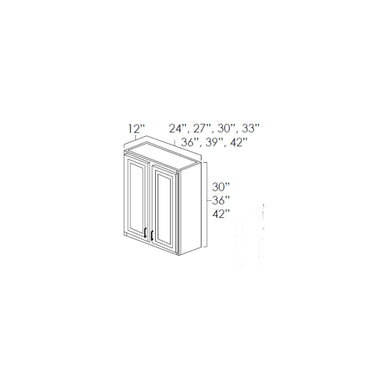 Double Door Wall Cabinet West Point Grey