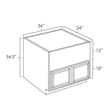Farm Sink Base White Shaker