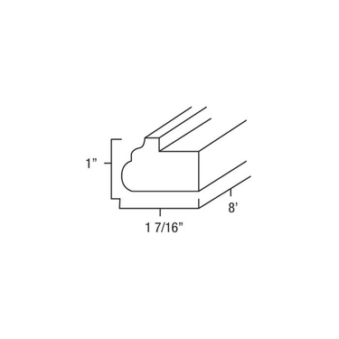 Light Rail Moulding Kitchen Cabinet Platinum Shaker