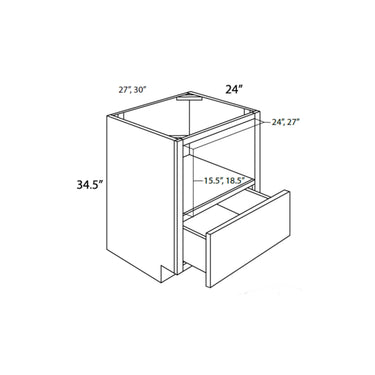 Microwave Cabinet Hickory Shaker
