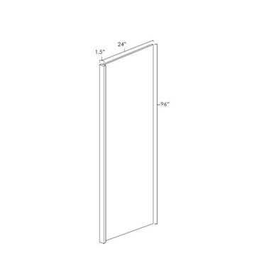 Refrigerator End Panels White Shaker