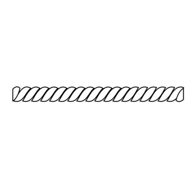 Rope Insert Moulding Hickory Shaker