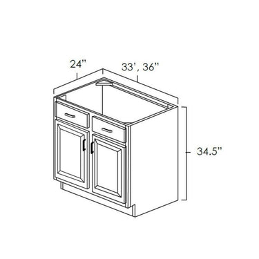 Sink Base White Shaker