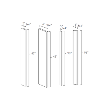 Wall Fillers Kitchen Cabinet Platinum Shaker