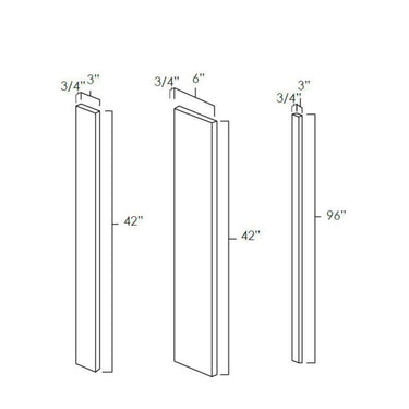 Wall Fillers White Shaker