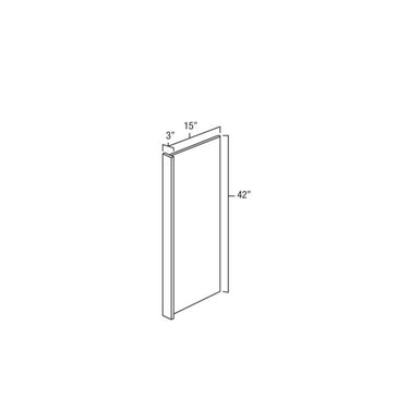 Wall end Panels White Shaker